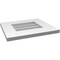 Ekena Millwork Vertical Surface Mount PVC Gable Vent: Non-Functional, w/ 3-1/2"W x 1"P Standard Frame, 16"W x 14"H GVPVE16X1401SN - alternate 4